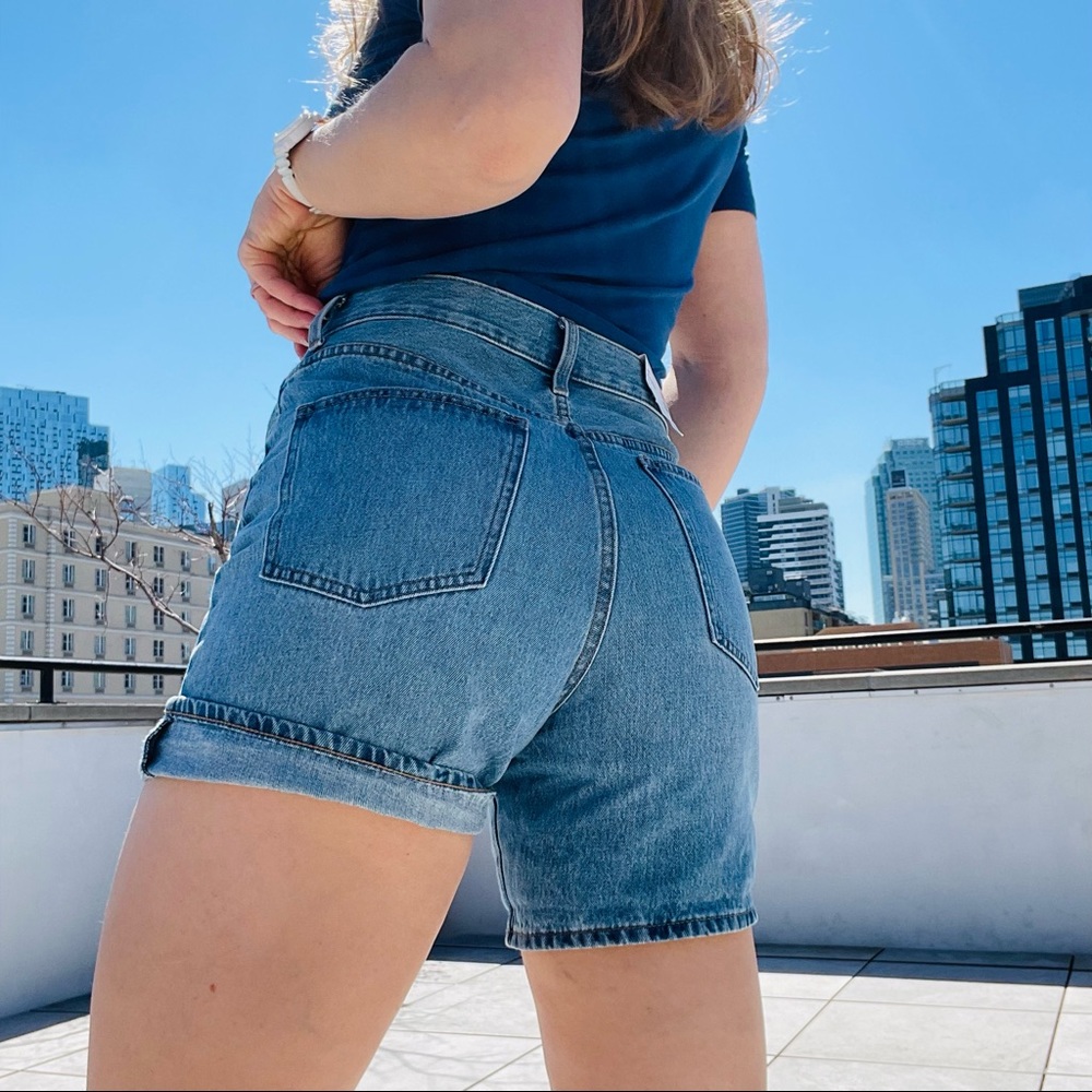 Uniqlo Mom's Shorts A-line High Waisted - Picture 5 of 16